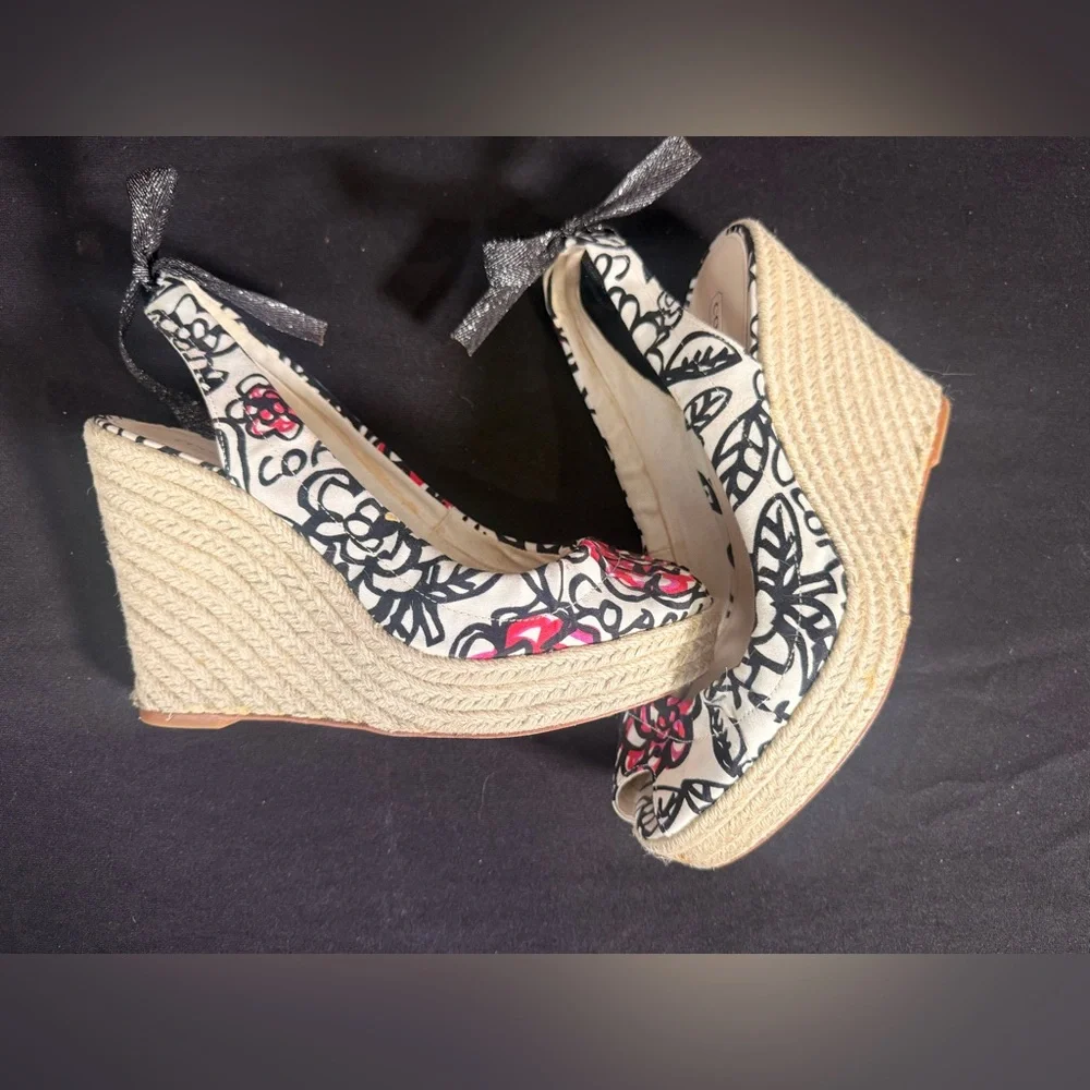 Coach espadrille wedge